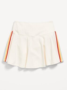 Old Navy Skater Skort with Rainbow Side Stripes